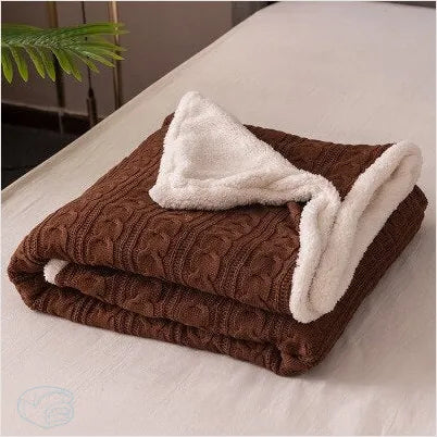 Plaid Polaire Chocolat