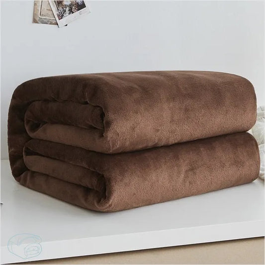Plaid Polaire Marron